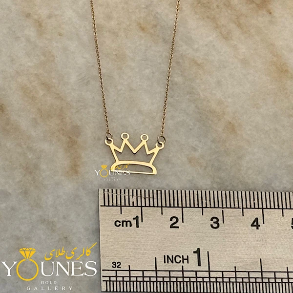 گردنبند تاج طلا